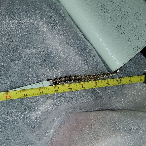 Mint Laser Cut Kate Spade Crossbody Purse - Picture 10 of 12